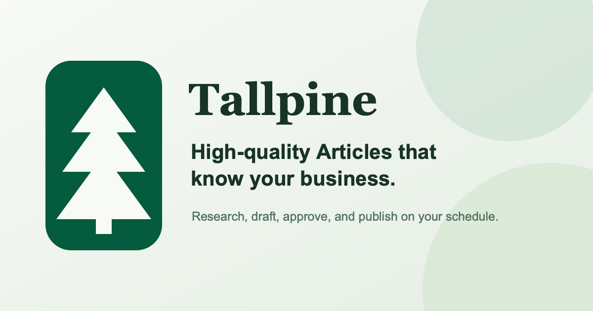 Tallpine screenshot 1